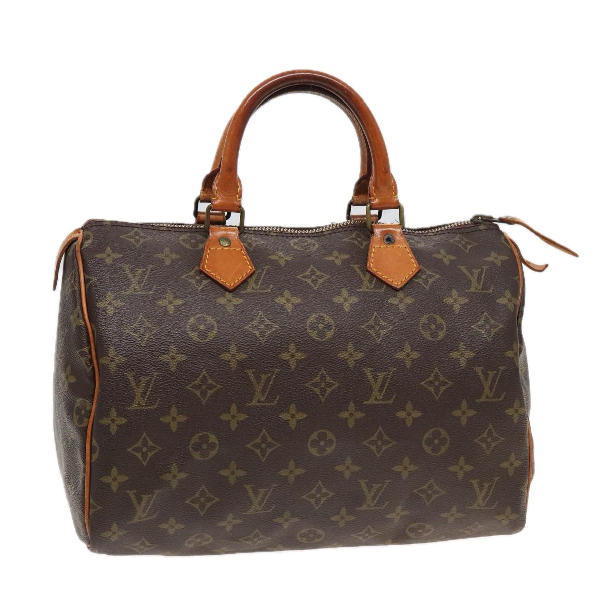 LOUIS VUITTON Monogram Speedy 30 Hand Bag M41526 LV Auth 82317