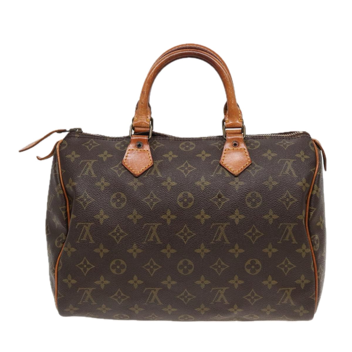 LOUIS VUITTON Monogram Speedy 30 Hand Bag M41526 LV Auth 82317