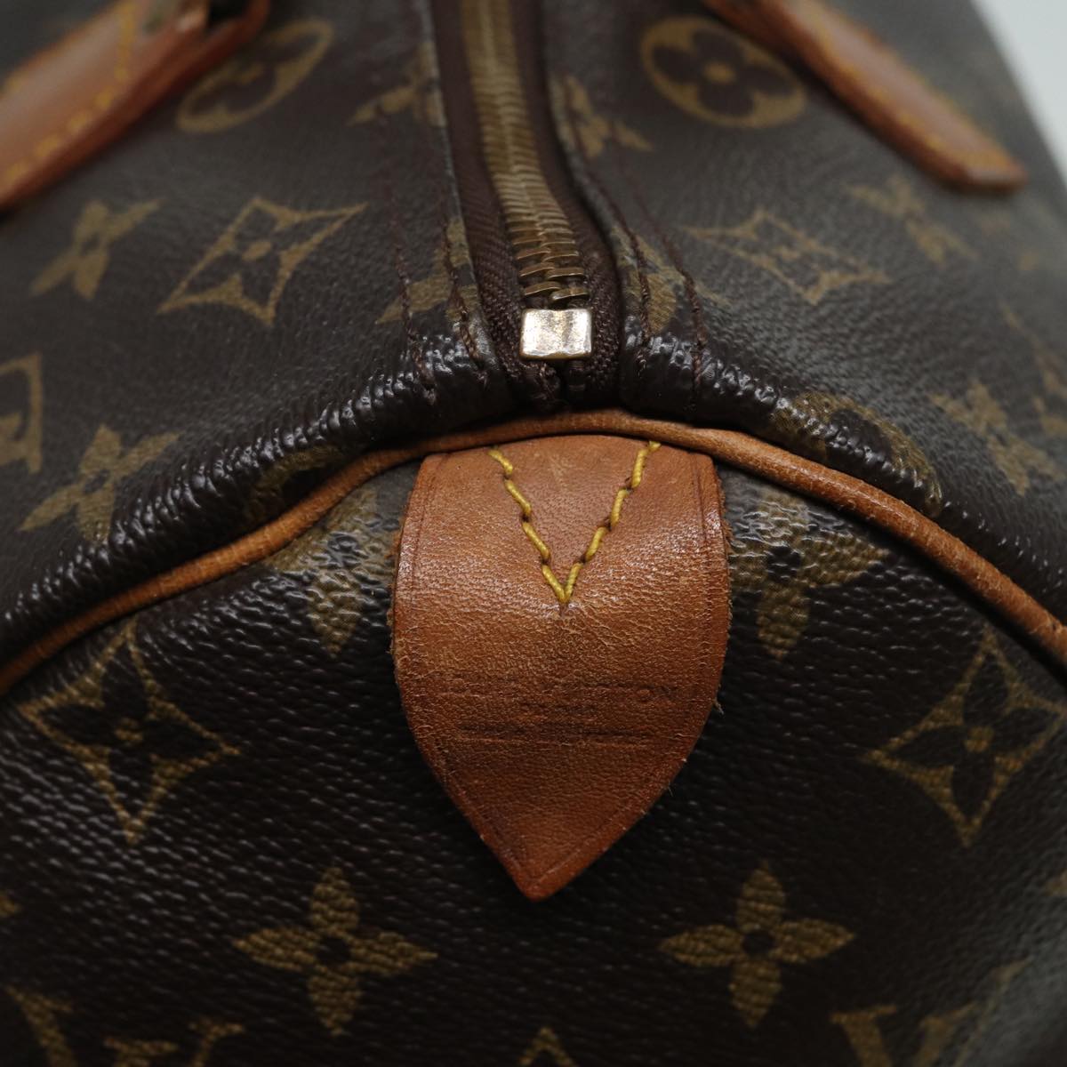 LOUIS VUITTON Monogram Speedy 30 Hand Bag M41526 LV Auth 82319