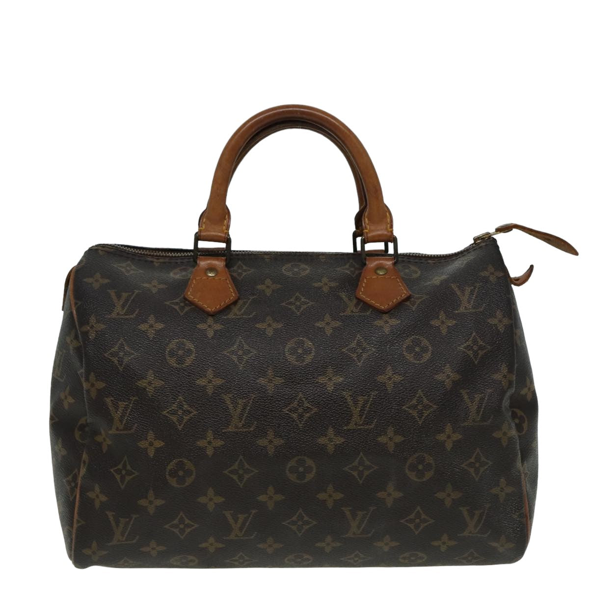 LOUIS VUITTON Monogram Speedy 30 Hand Bag M41526 LV Auth 82319