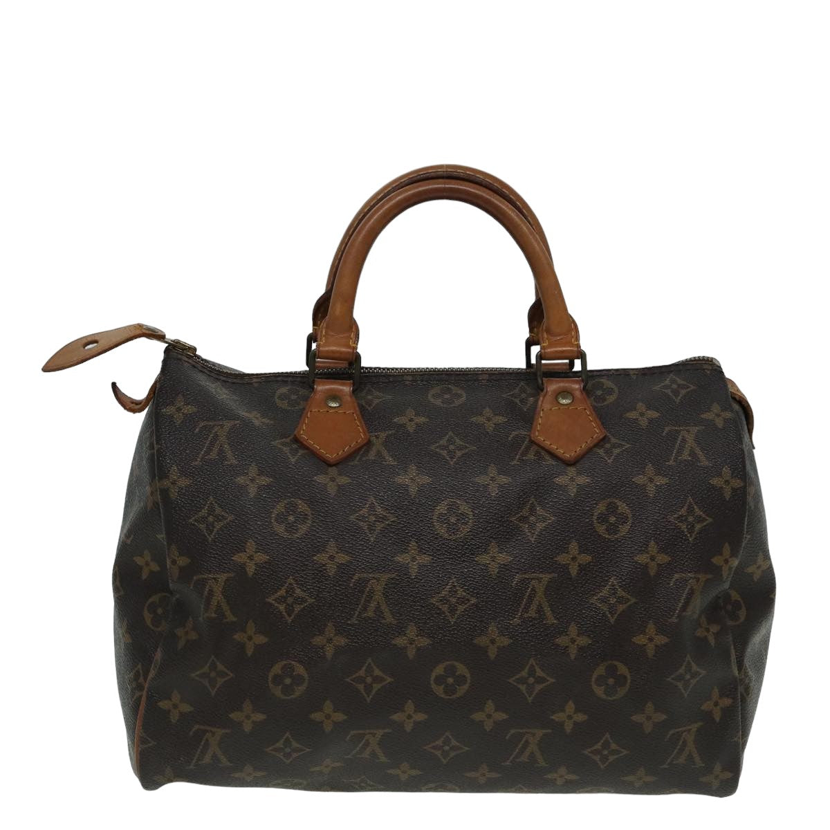 LOUIS VUITTON Monogram Speedy 30 Hand Bag M41526 LV Auth 82319