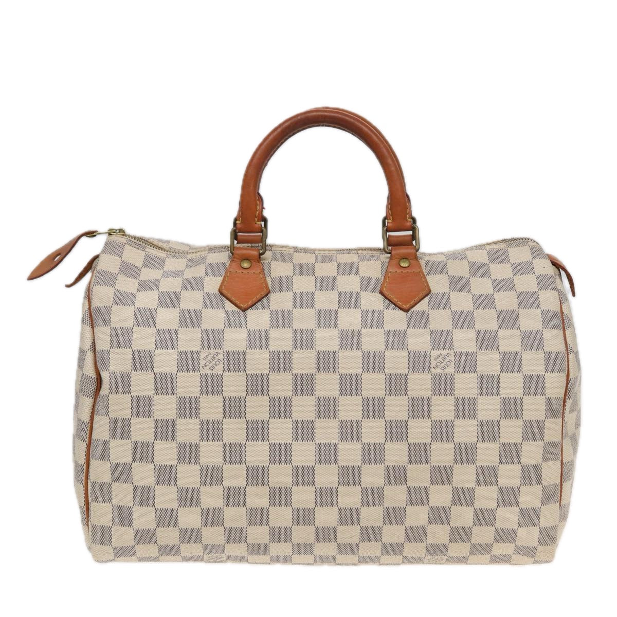 LOUIS VUITTON Damier Azur Speedy 35 Hand Bag N41535 LV Auth 82321 - 0