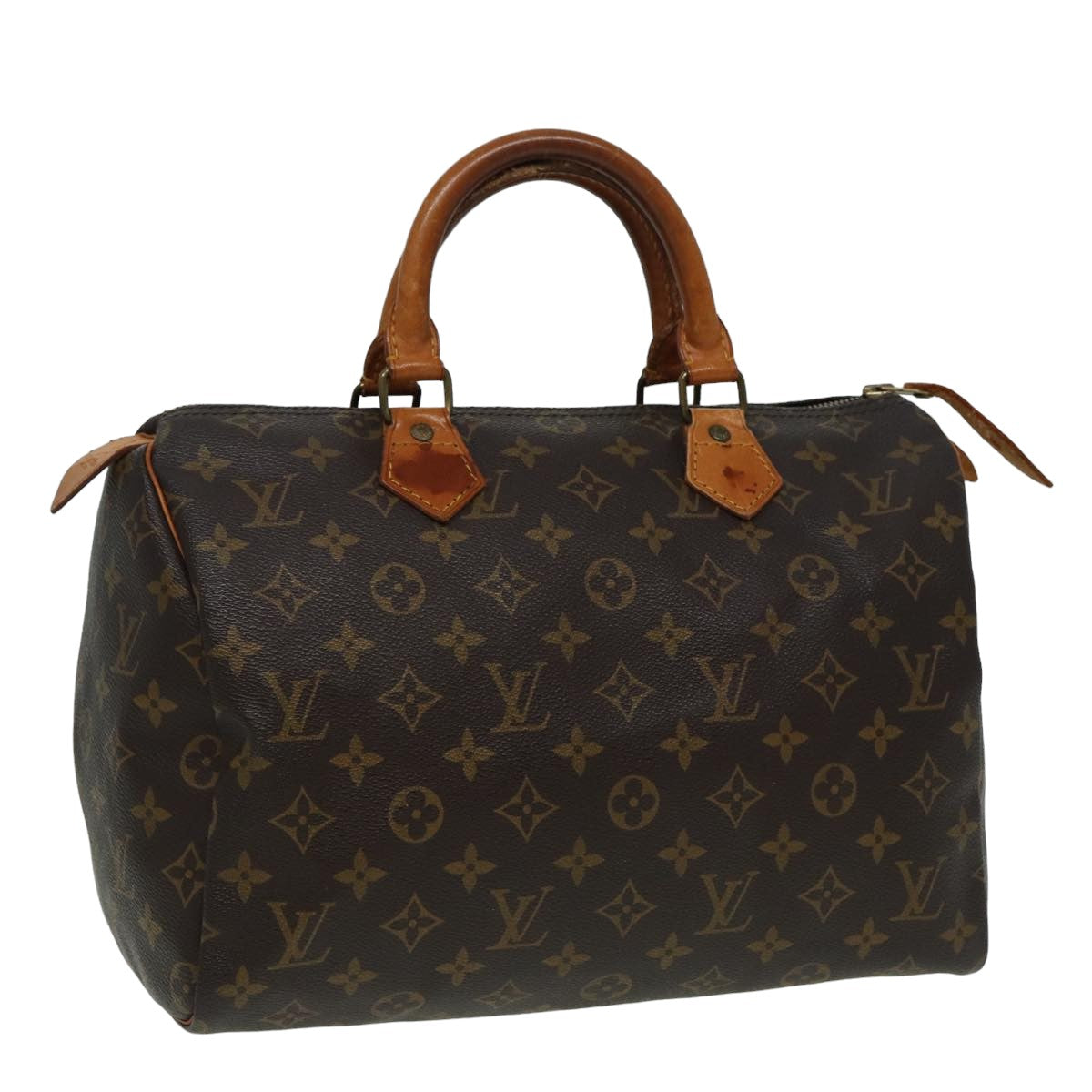 LOUIS VUITTON Monogram Speedy 30 Hand Bag M41526 LV Auth 82326