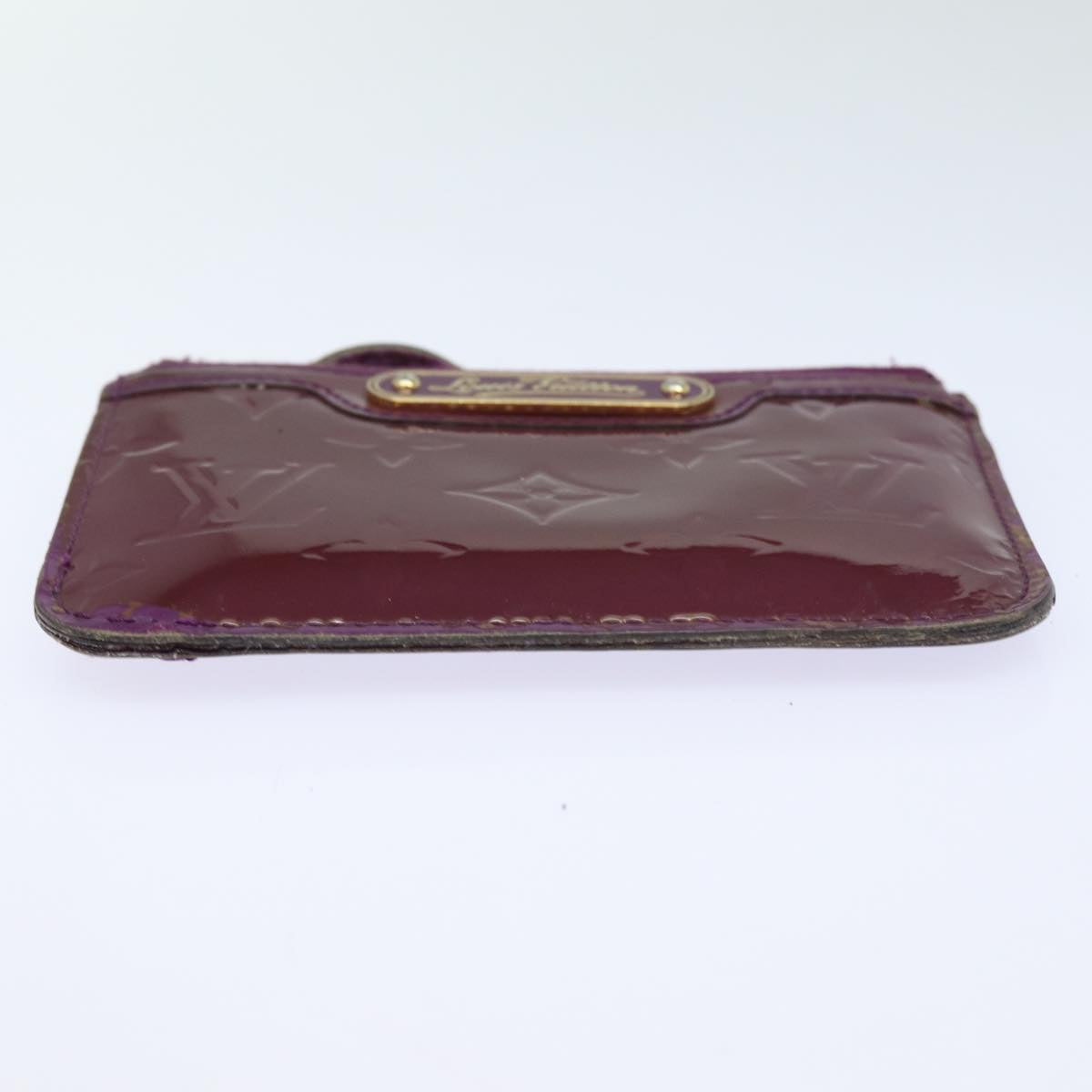 LOUIS VUITTON Vernis Pochette ClesNM Coin Purse Amethyst M90145 LV Auth 82357