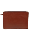 LOUIS VUITTON Epi Angian Clutch Bag Brown M52113 LV Auth 82379-2