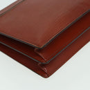 LOUIS VUITTON Epi Angian Clutch Bag Brown M52113 LV Auth 82379-7