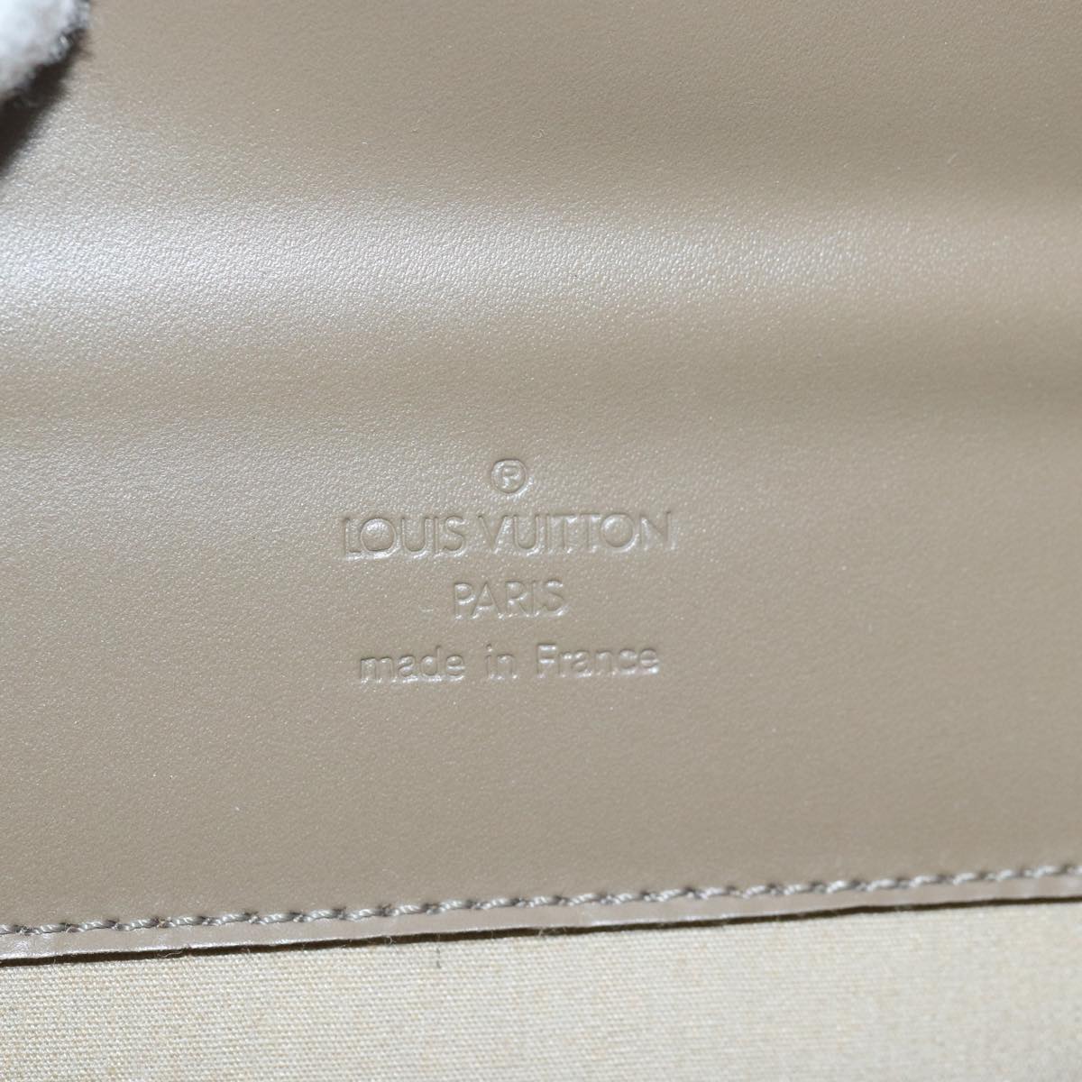 LOUIS VUITTON Epi Biarritz Shoulder Bag Gray pepper M5293C LV Auth 82382