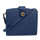 LOUIS VUITTON Epi Capuchin Shoulder Bag Blue M52345 LV Auth 82383-1