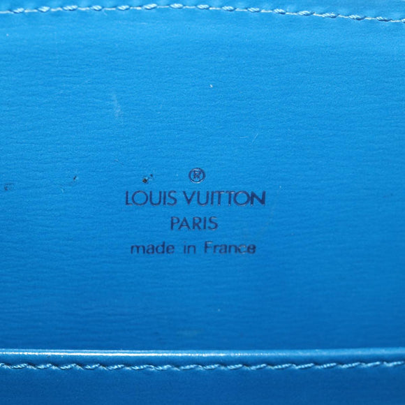 LOUIS VUITTON Epi Capuchin Shoulder Bag Blue M52345 LV Auth 82383