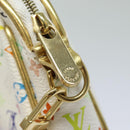 LOUIS VUITTON Monogram Multicolor Kate Pouch White Bron M55212 LV Auth 82391SAV-8
