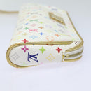LOUIS VUITTON Monogram Multicolor Kate Pouch White Bron M55212 LV Auth 82391SAV-15