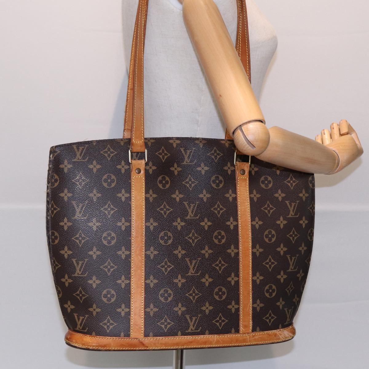 LOUIS VUITTON Monogram Babylone Tote Bag M51102 LV Auth 82392