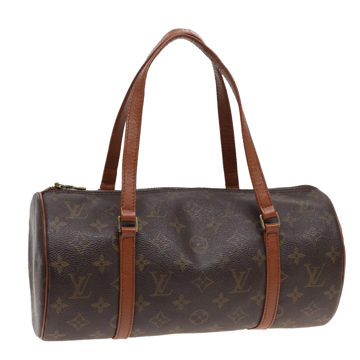 LOUIS VUITTON Monogram Papillon 30 Hand Bag M51385 LV Auth 82396