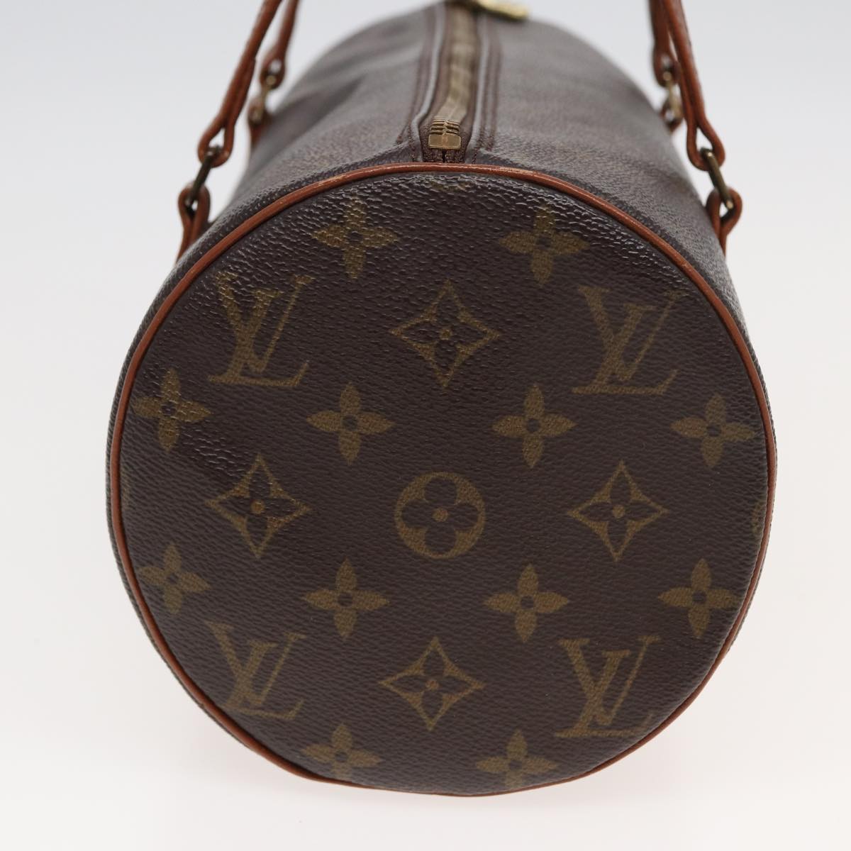 LOUIS VUITTON Monogram Papillon 30 Hand Bag M51385 LV Auth 82396