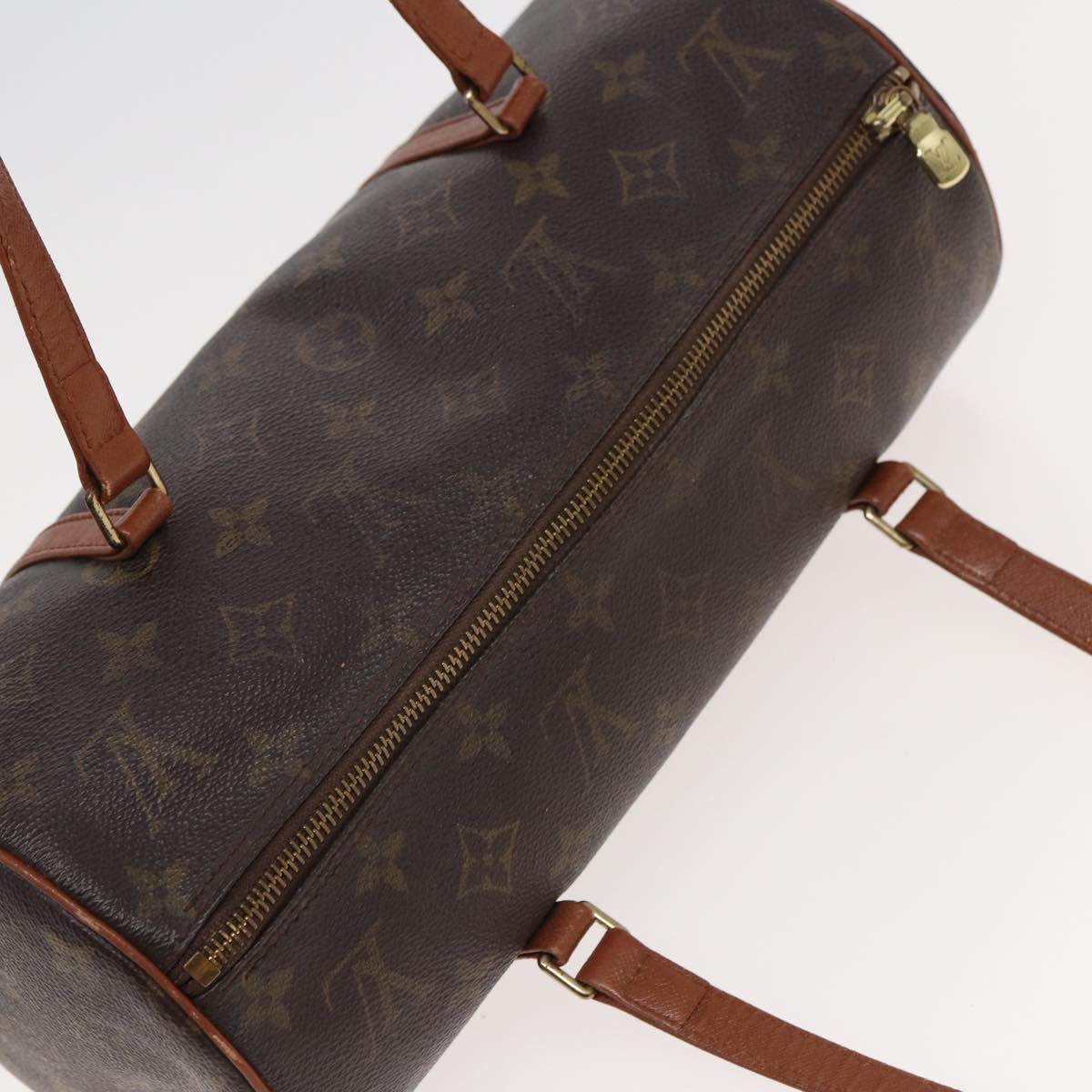 LOUIS VUITTON Monogram Papillon 30 Hand Bag M51385 LV Auth 82396