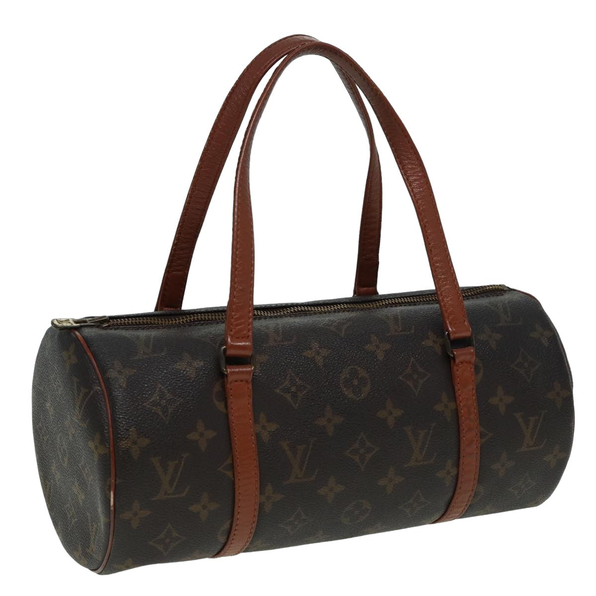 LOUIS VUITTON Monogram Papillon 30 Hand Bag M51385 LV Auth 82397