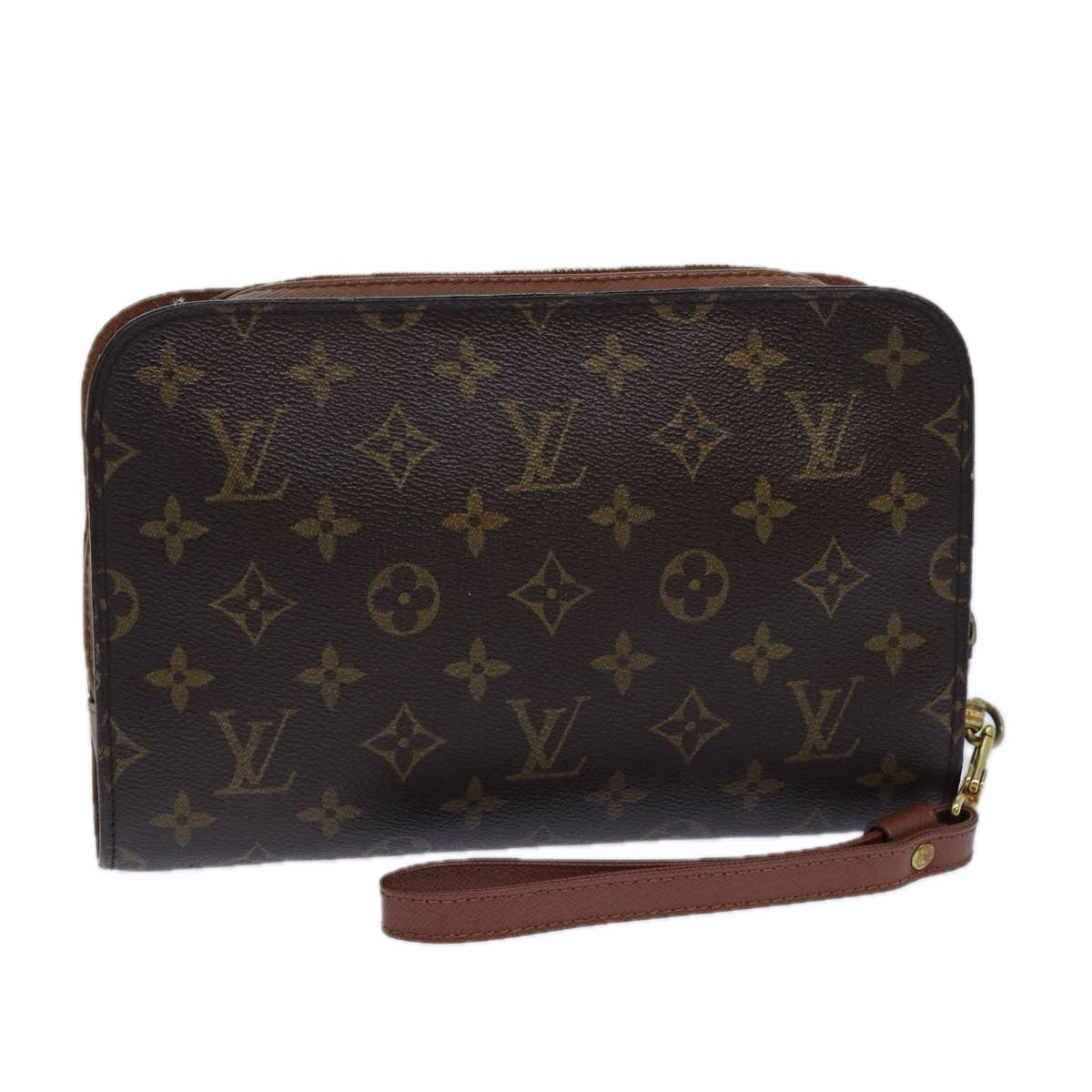 LOUIS VUITTON Monogram Orsay Clutch Bag M51790 LV Auth 82415