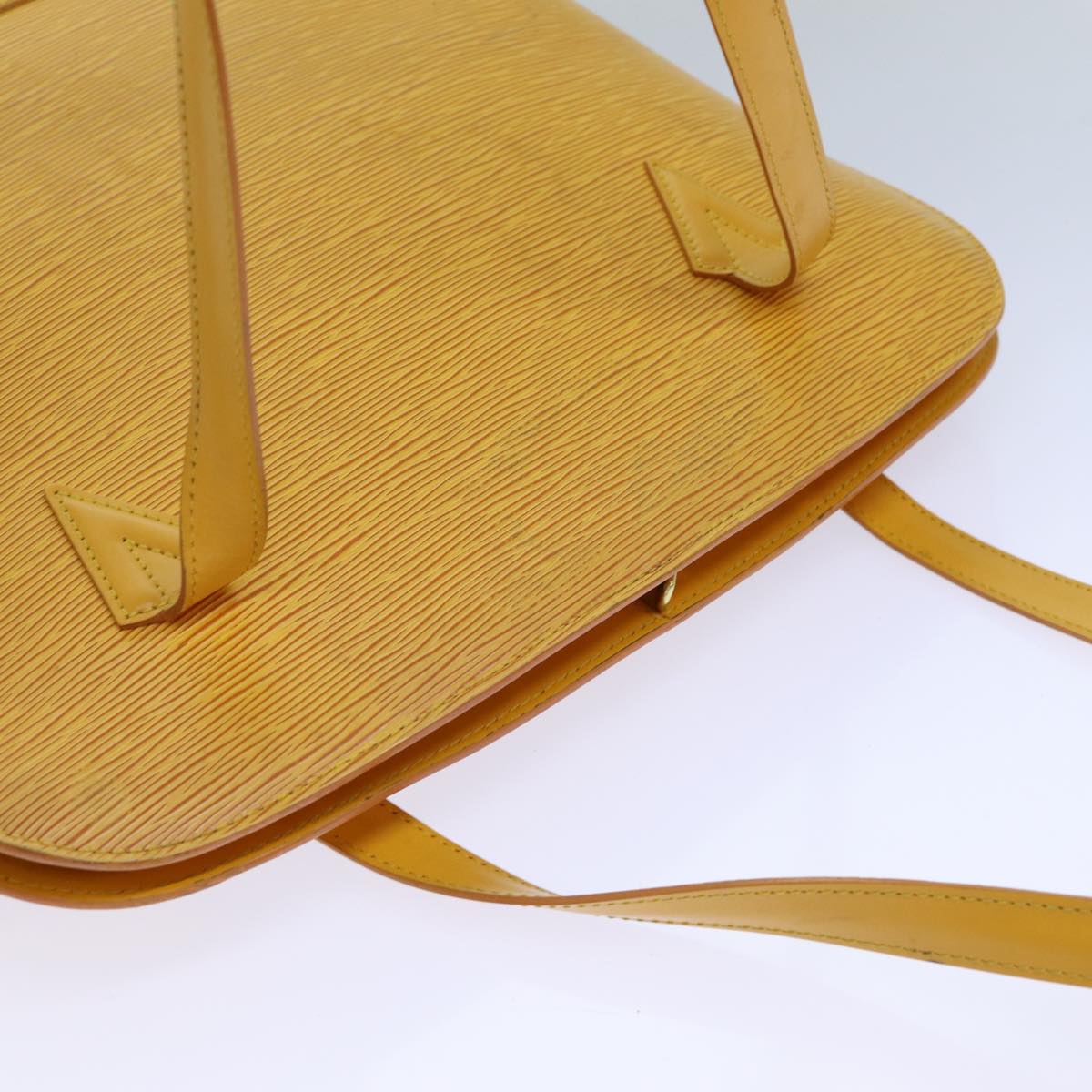 LOUIS VUITTON Epi Lussac Shoulder Bag Yellow M52289 LV Auth 82421