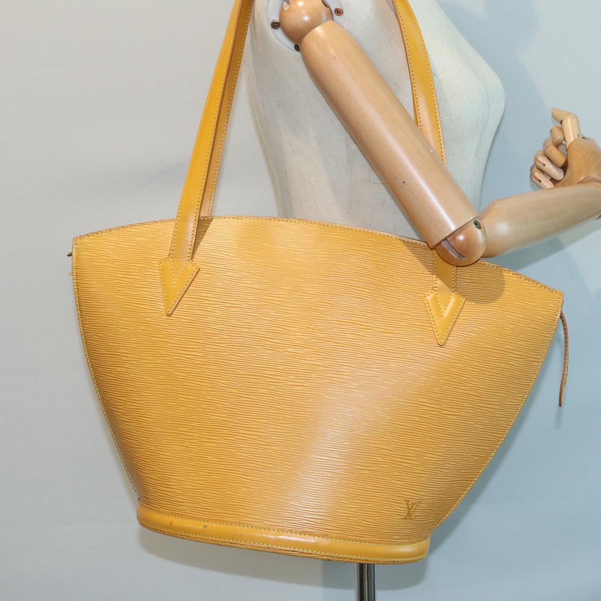 LOUIS VUITTON Epi Saint Jacques Shopping Shoulder Bag Yellow M52279 Auth 82423