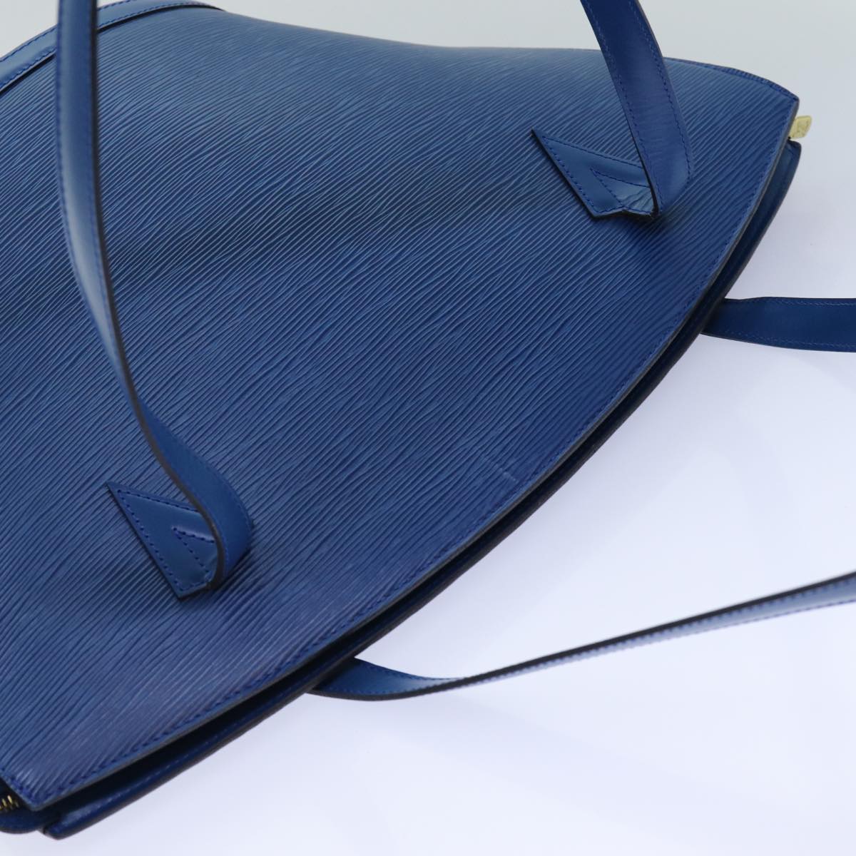 LOUIS VUITTON Epi Saint Jacques Shopping Shoulder Bag Blue M52275 LV Auth 82425