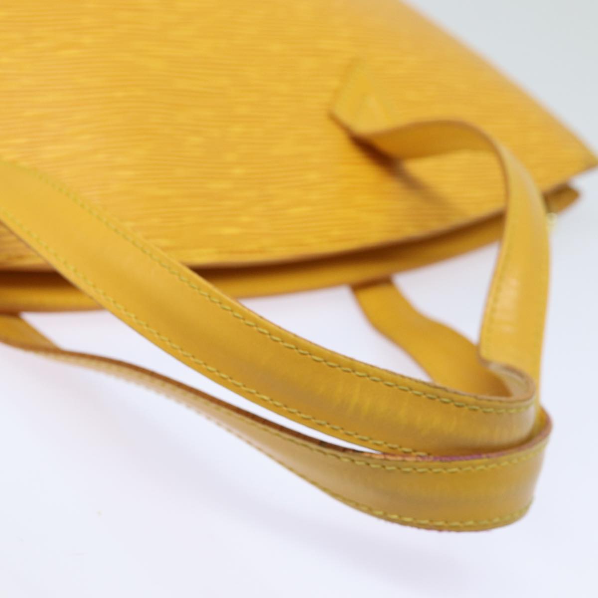 LOUIS VUITTON Epi Saint Jacques Hand Bag Yellow M52279 LV Auth 82426