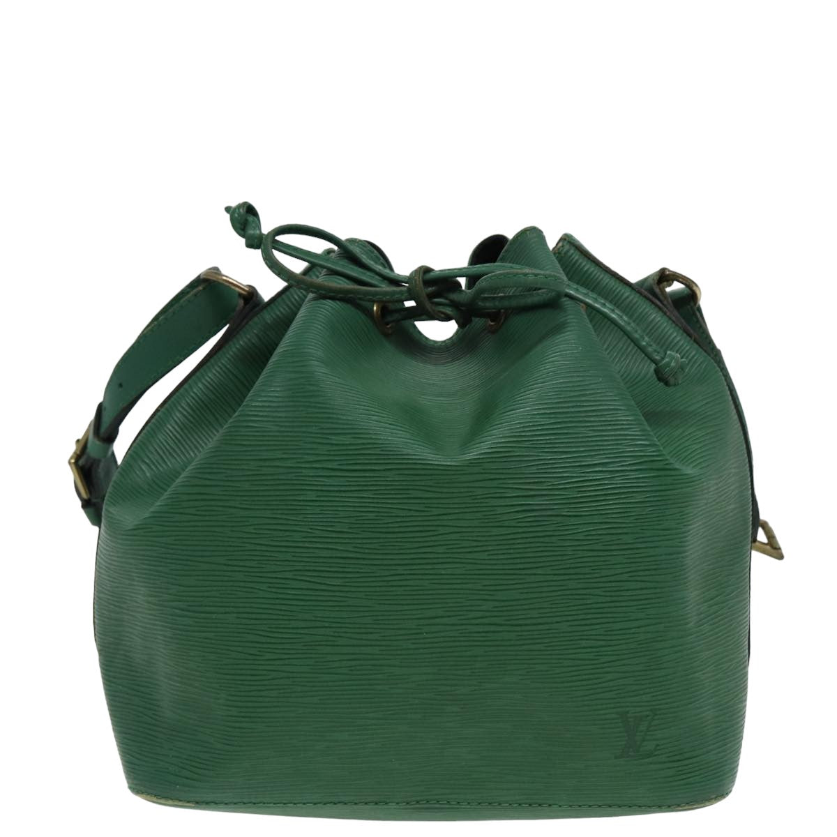 LOUIS VUITTON Epi Petit Noe Shoulder Bag Green M44104 LV Auth 82435