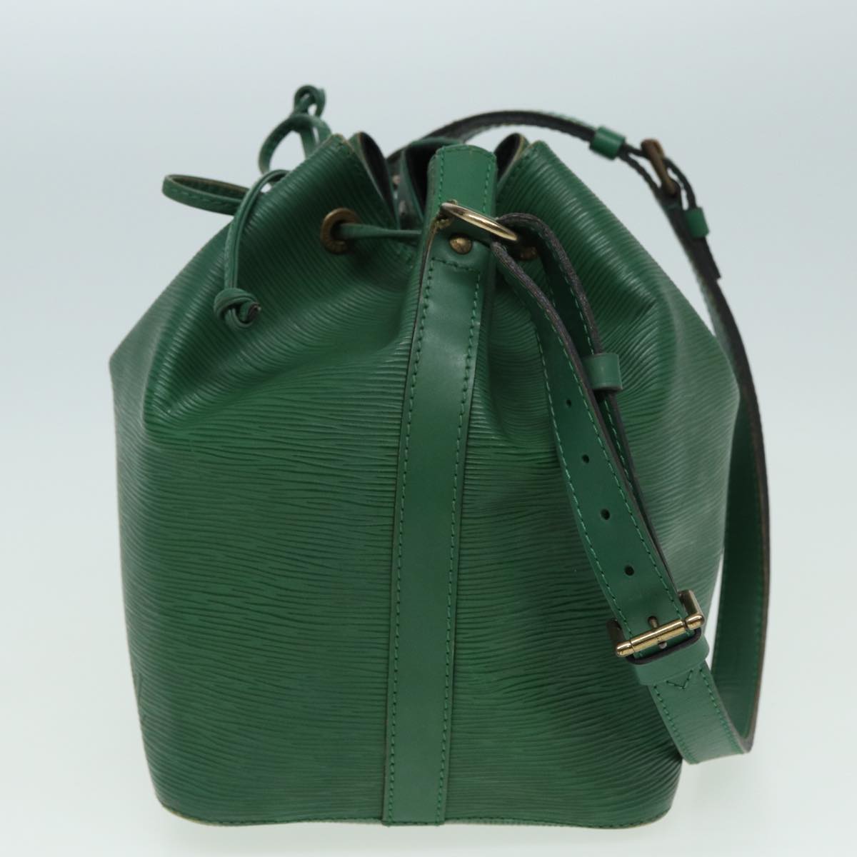 LOUIS VUITTON Epi Petit Noe Shoulder Bag Green M44104 LV Auth 82435