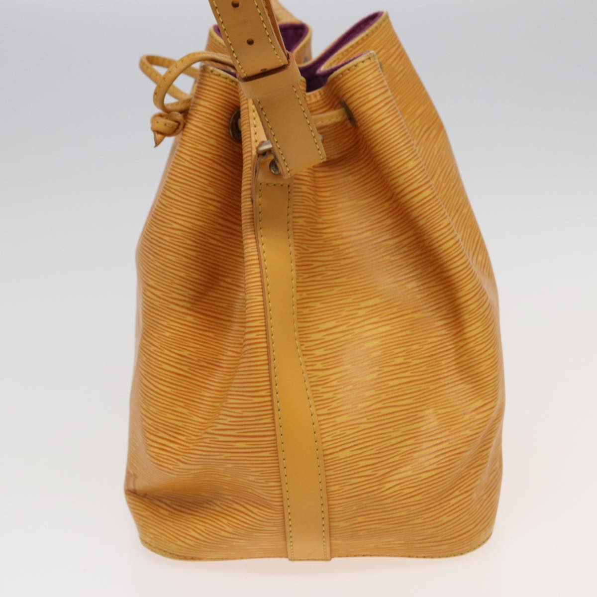 LOUIS VUITTON Epi Petit Noe Shoulder Bag Tassili Yellow M44109 LV Auth 82439