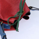 LOUIS VUITTON Epi Toriko Color Noe ShoulderBag Red Blue Green M44084 Auth 82440-6