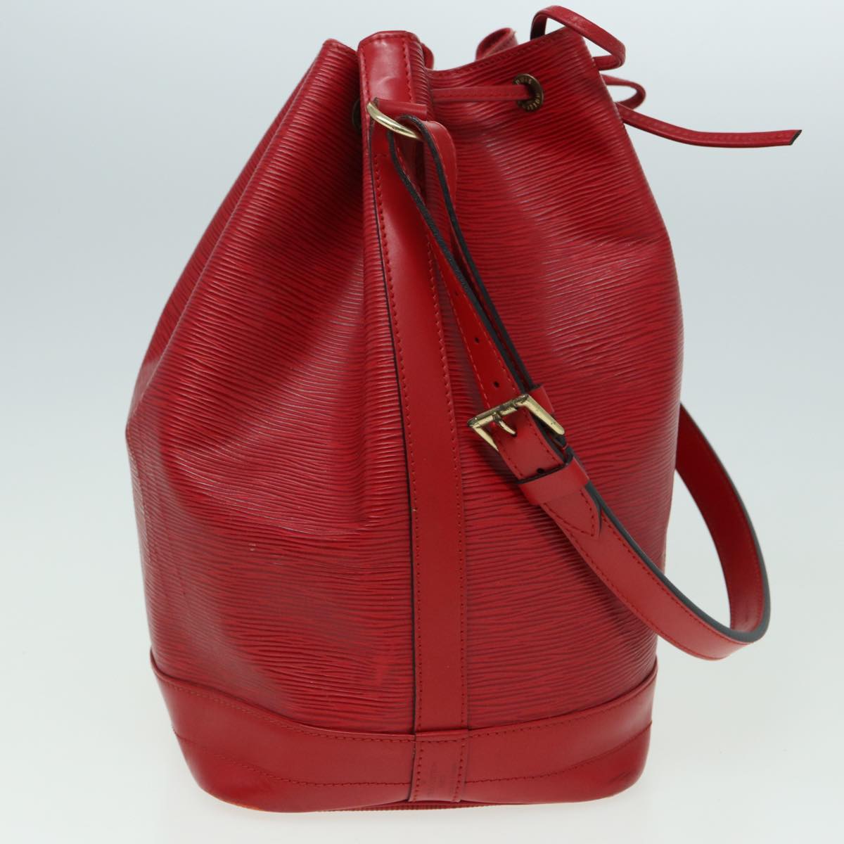 LOUIS VUITTON Epi Noe Shoulder Bag Red M44007 LV Auth 82442