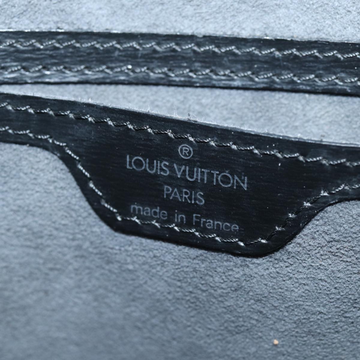 LOUIS VUITTON Epi Saint Jacques Hand Bag Black M52272 LV Auth 82444