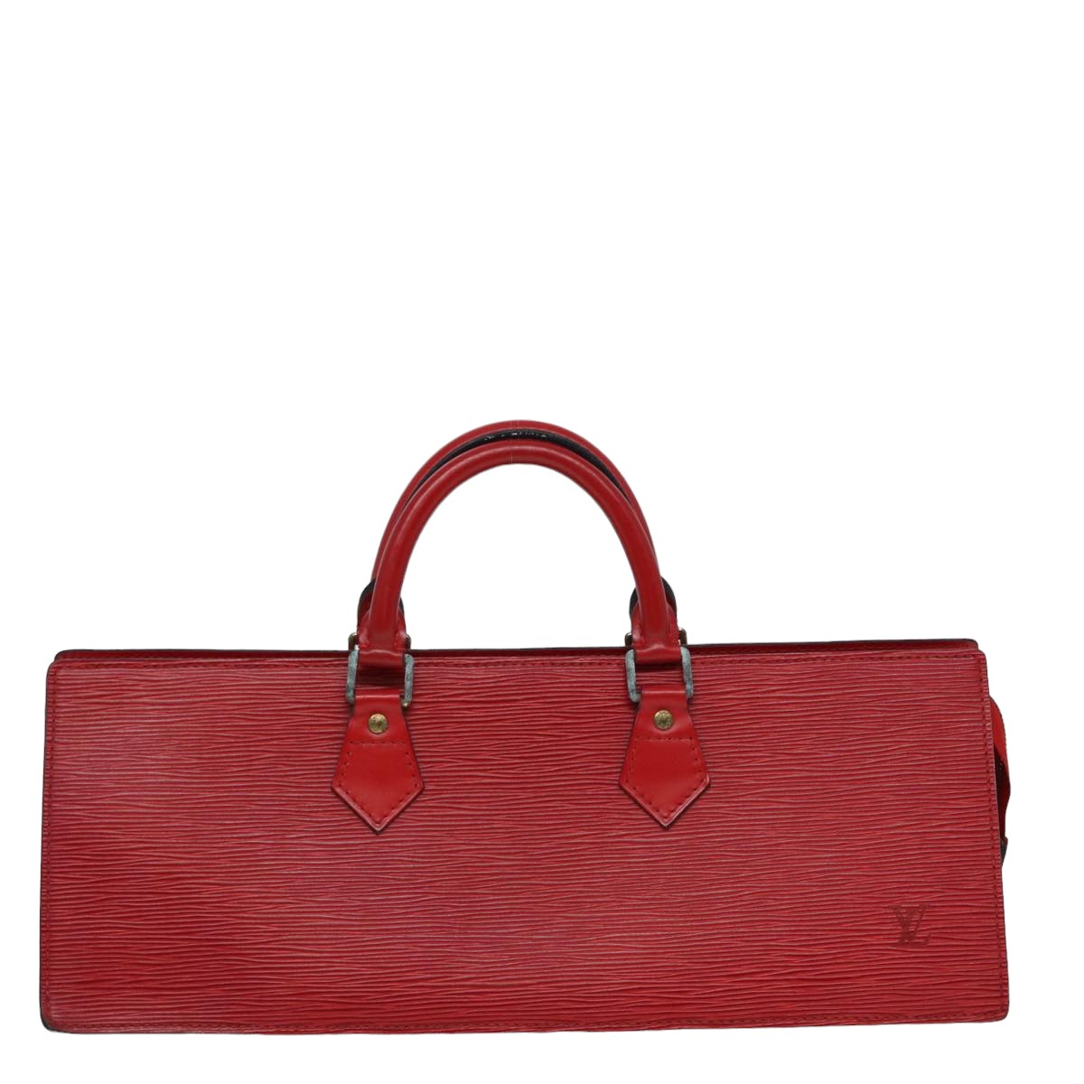 LOUIS VUITTON Epi Sac Triangle Hand Bag Red M52097 LV Auth 82445 - 0