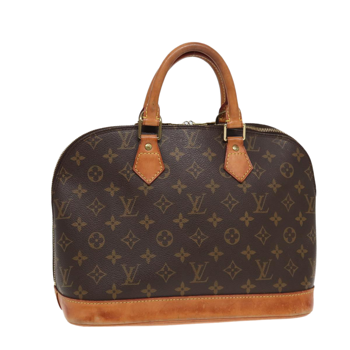 LOUIS VUITTON Monogram Alma Hand Bag M51130 LV Auth 82446