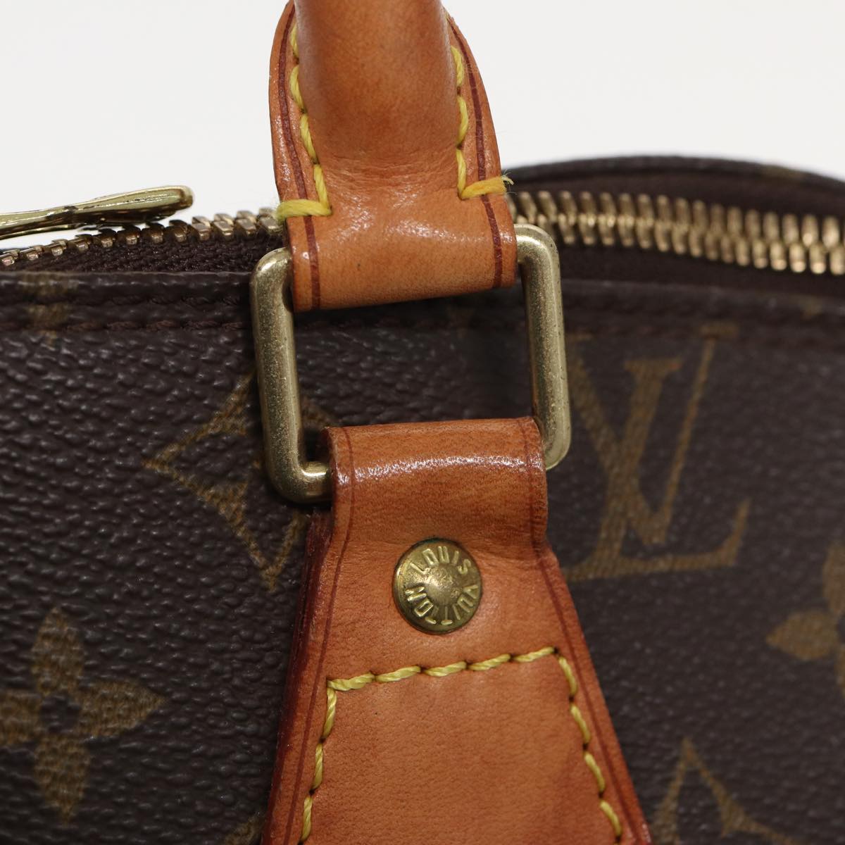 LOUIS VUITTON Monogram Alma Hand Bag M51130 LV Auth 82446