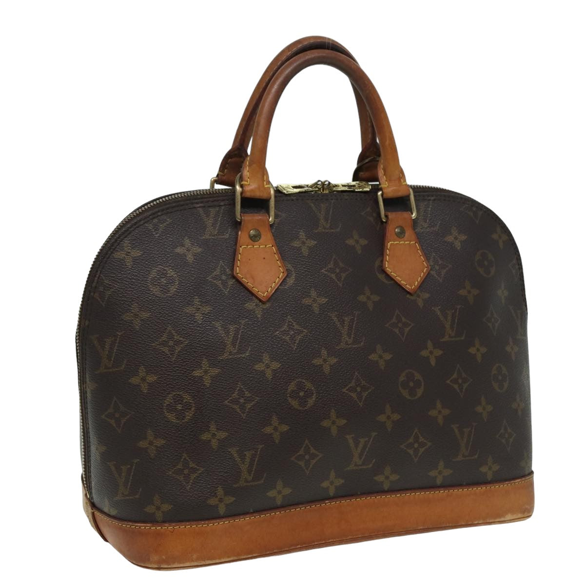 LOUIS VUITTON Monogram Alma Hand Bag M51130 LV Auth 82447