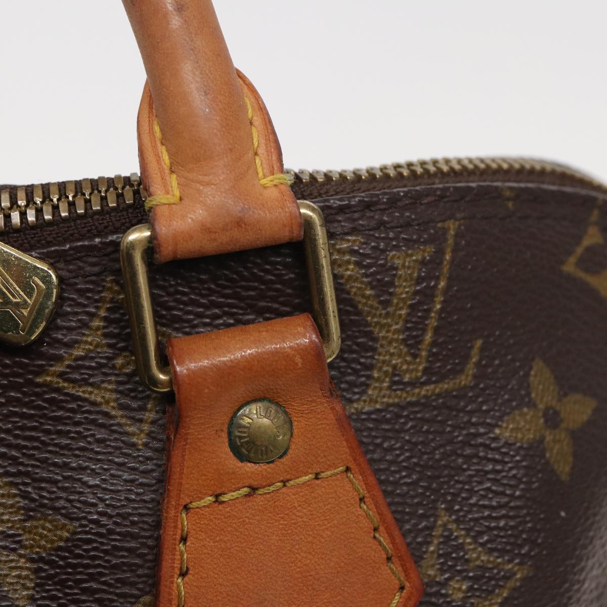 LOUIS VUITTON Monogram Alma Hand Bag M51130 LV Auth 82449