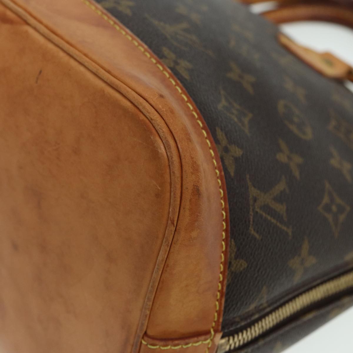 LOUIS VUITTON Monogram Alma Hand Bag M51130 LV Auth 82450