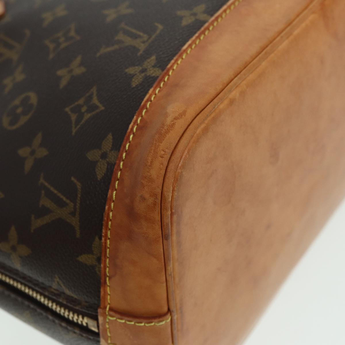 LOUIS VUITTON Monogram Alma Hand Bag M51130 LV Auth 82450