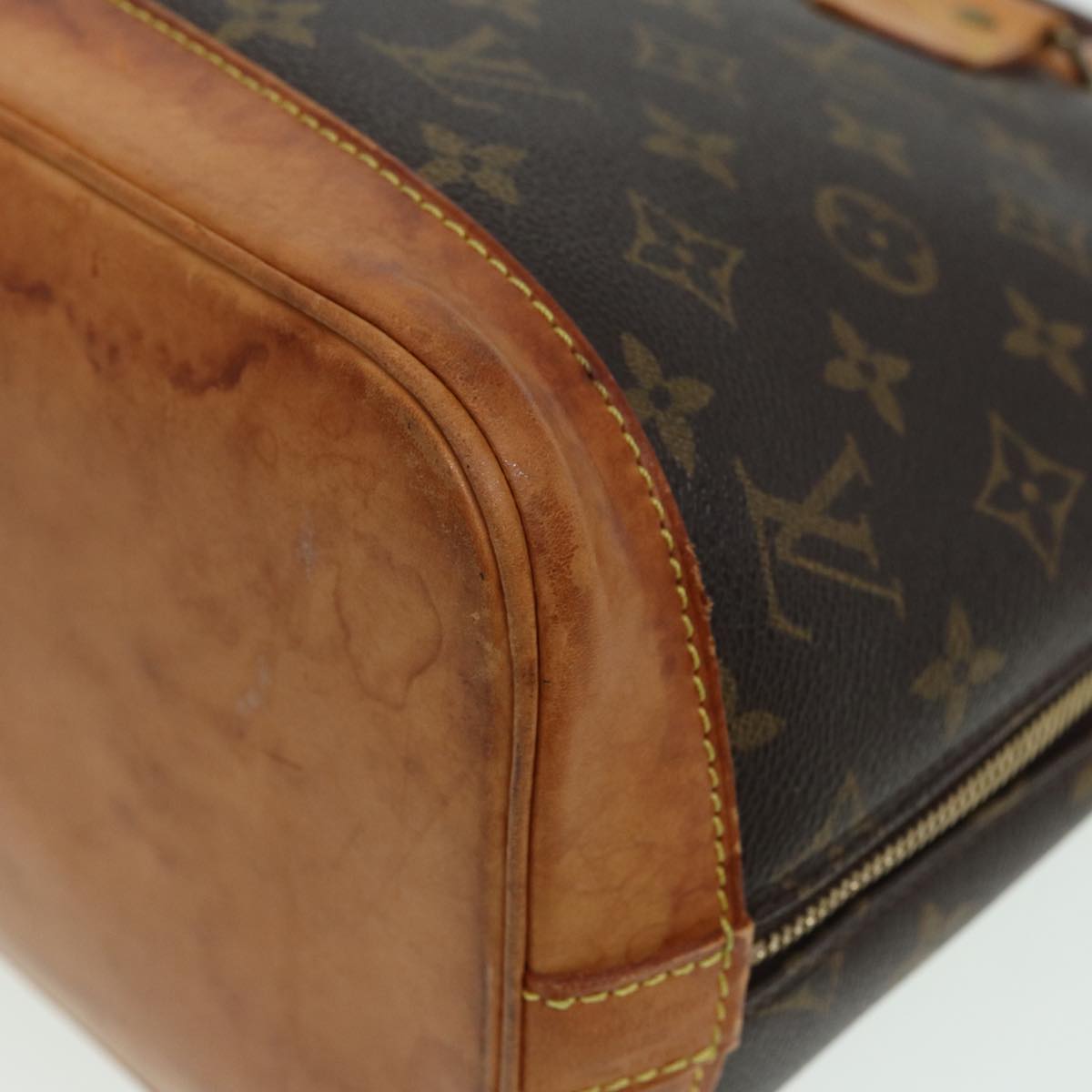 LOUIS VUITTON Monogram Alma Hand Bag M51130 LV Auth 82450