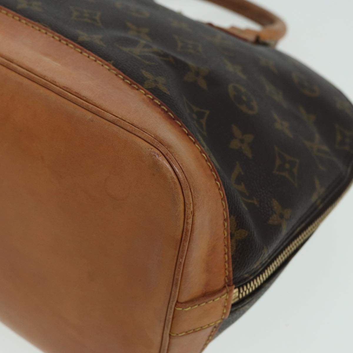 LOUIS VUITTON Monogram Alma Hand Bag M51130 LV Auth 82452