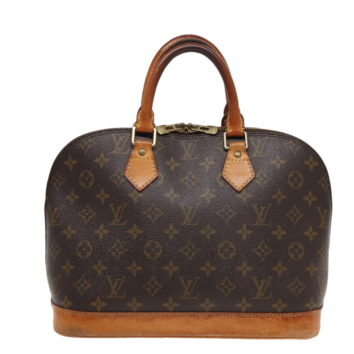 LOUIS VUITTON Monogram Alma Hand Bag M51130 LV Auth 82454