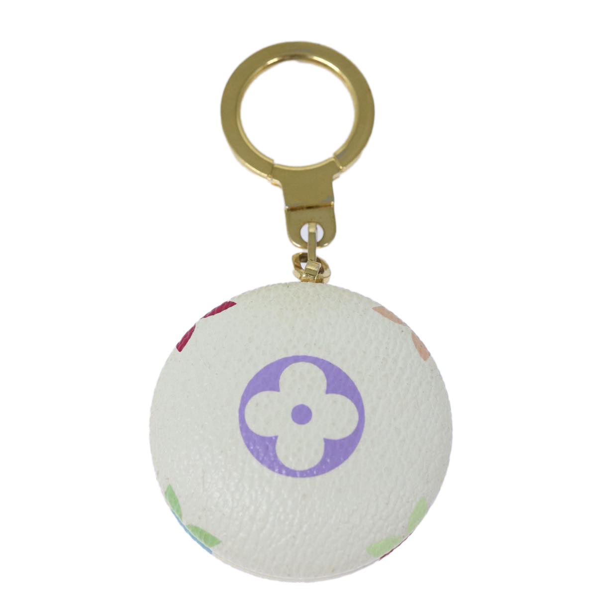 LOUIS VUITTON Monogram Multicolor Astropill Charm White M51911 LV Auth 82461