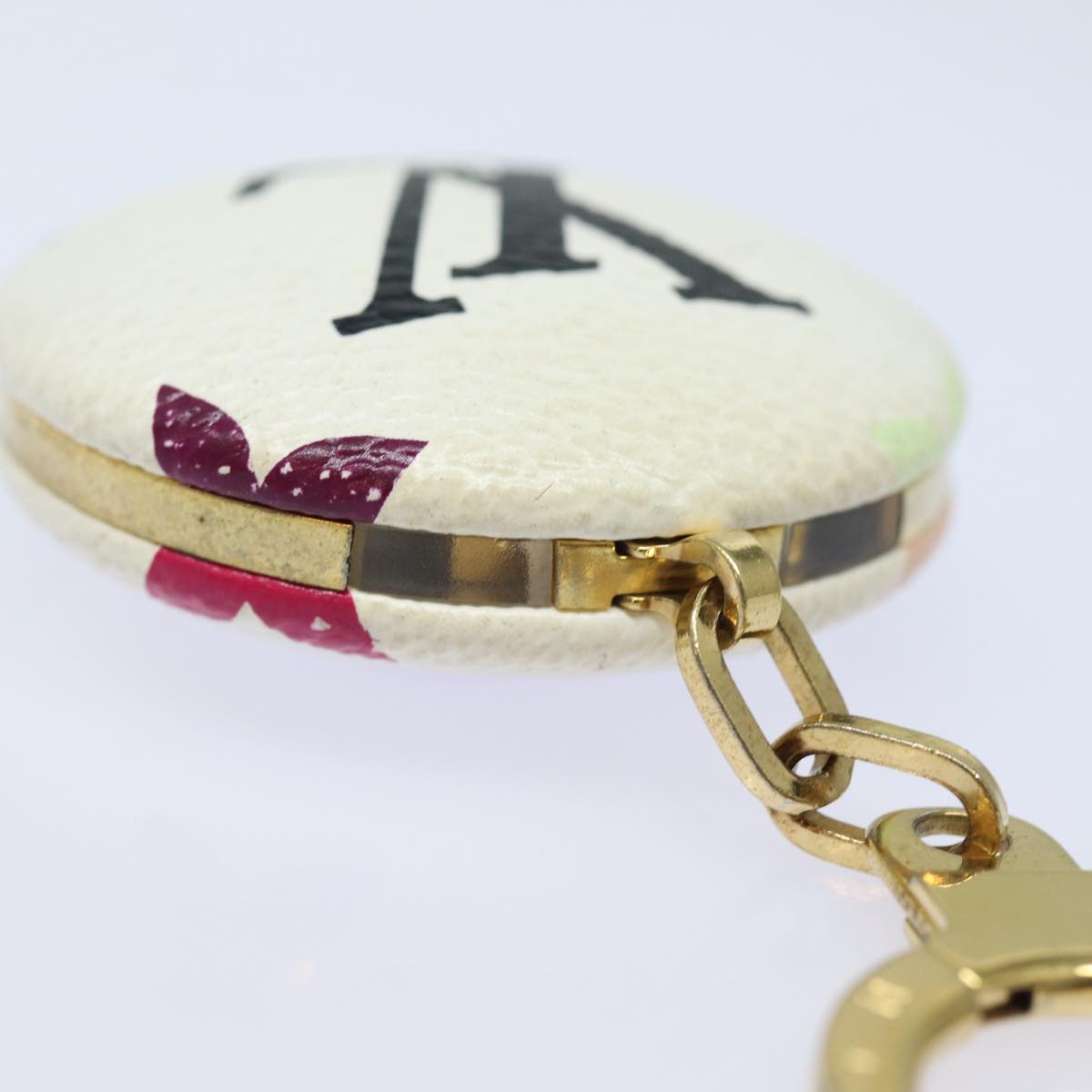 LOUIS VUITTON Monogram Multicolor Astropill Charm White M51911 LV Auth 82461