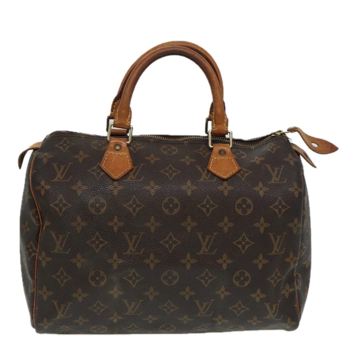 LOUIS VUITTON Monogram Speedy 30 Hand Bag M41526 LV Auth 82462