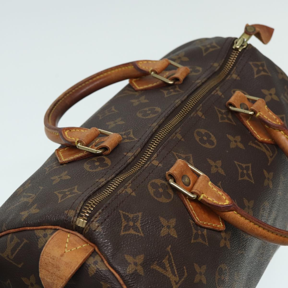 LOUIS VUITTON Monogram Speedy 30 Hand Bag M41526 LV Auth 82462