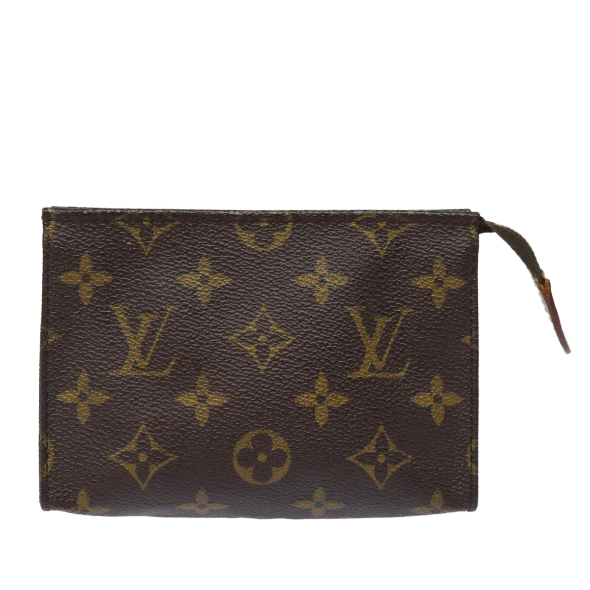 LOUIS VUITTON Monogram Poche Toilette 15 Pouch M47546 LV Auth 82470