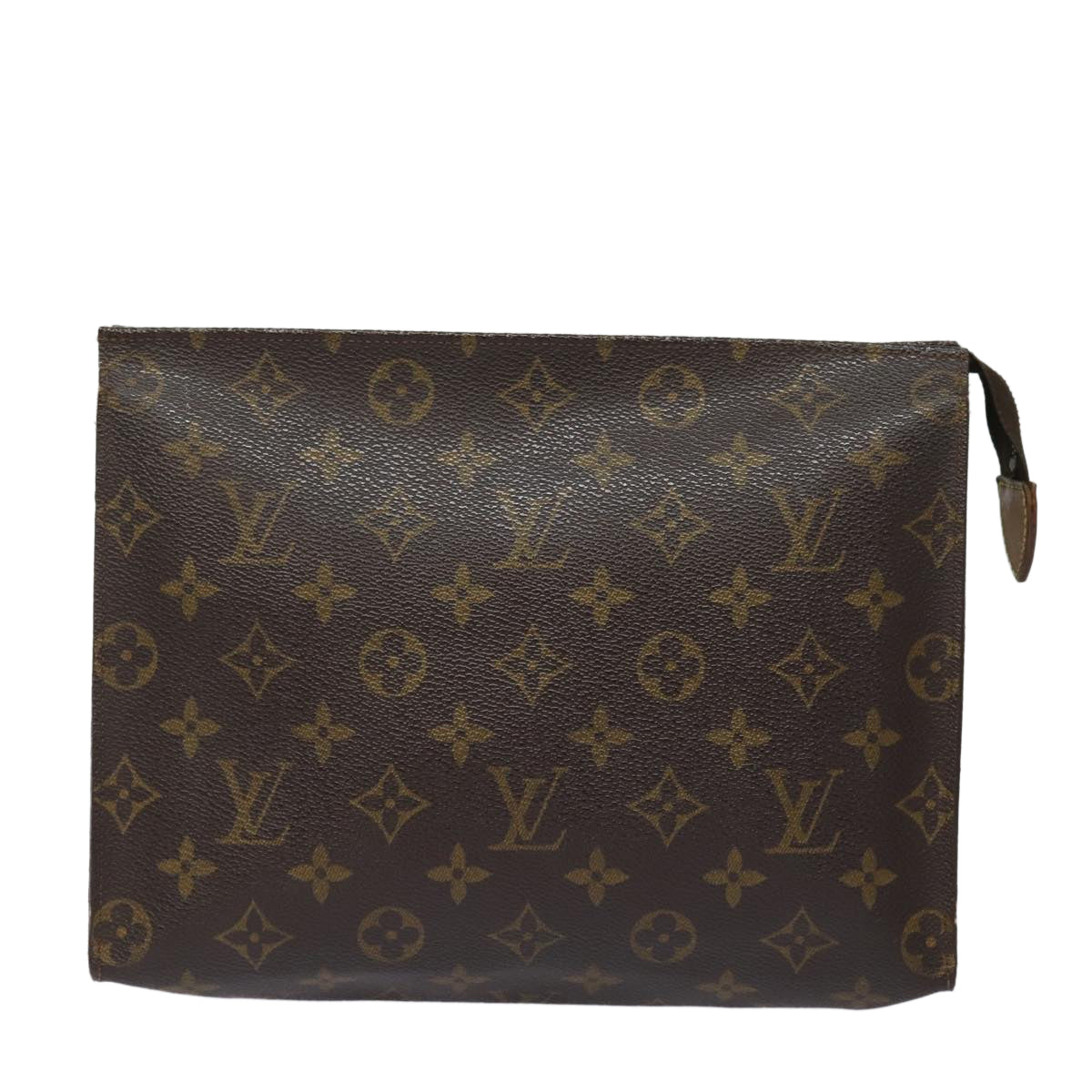 LOUIS VUITTON Monogram Poche Toilette 26 Pouch M47542 LV Auth 82475