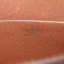 LOUIS VUITTON Epi Pochette Homme Clutch Bag Braun Zipang gold M52528 Auth 82491-9