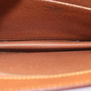 LOUIS VUITTON Epi Pochette Homme Clutch Bag Braun Zipang gold M52528 Auth 82491-10