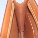 LOUIS VUITTON Epi Pochette Homme Clutch Bag Brown Zipang gold M52528 Auth 82491-18